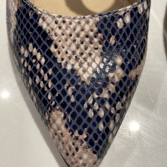 Franco Sarto - NEVER WORN Lima Printed Leather Elastic Strap Heel - Size 7 - Picture 7 of 7